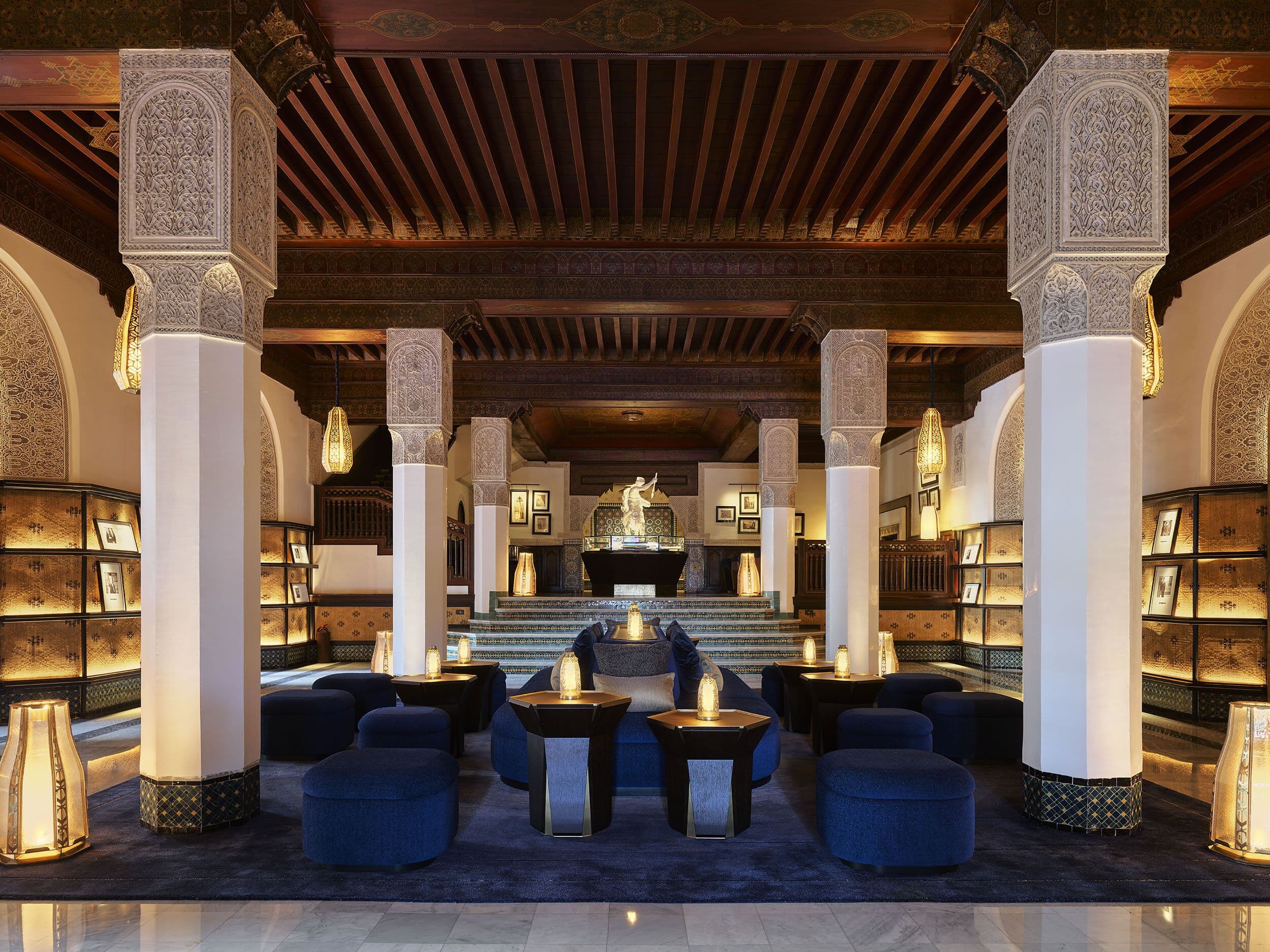 La Mamounia interiør med marokkansk design