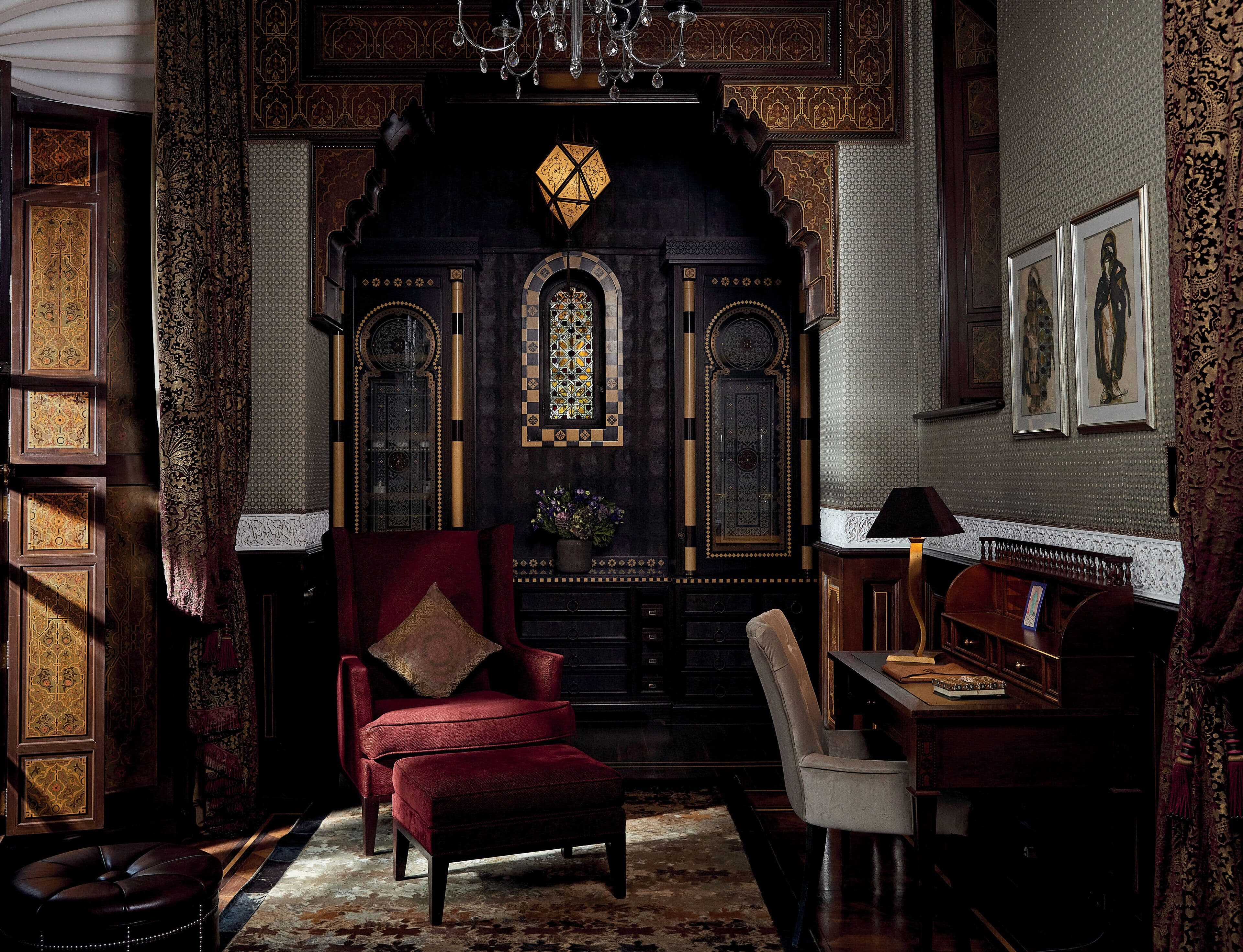 Royal Mansour tagterrasse med udsigt