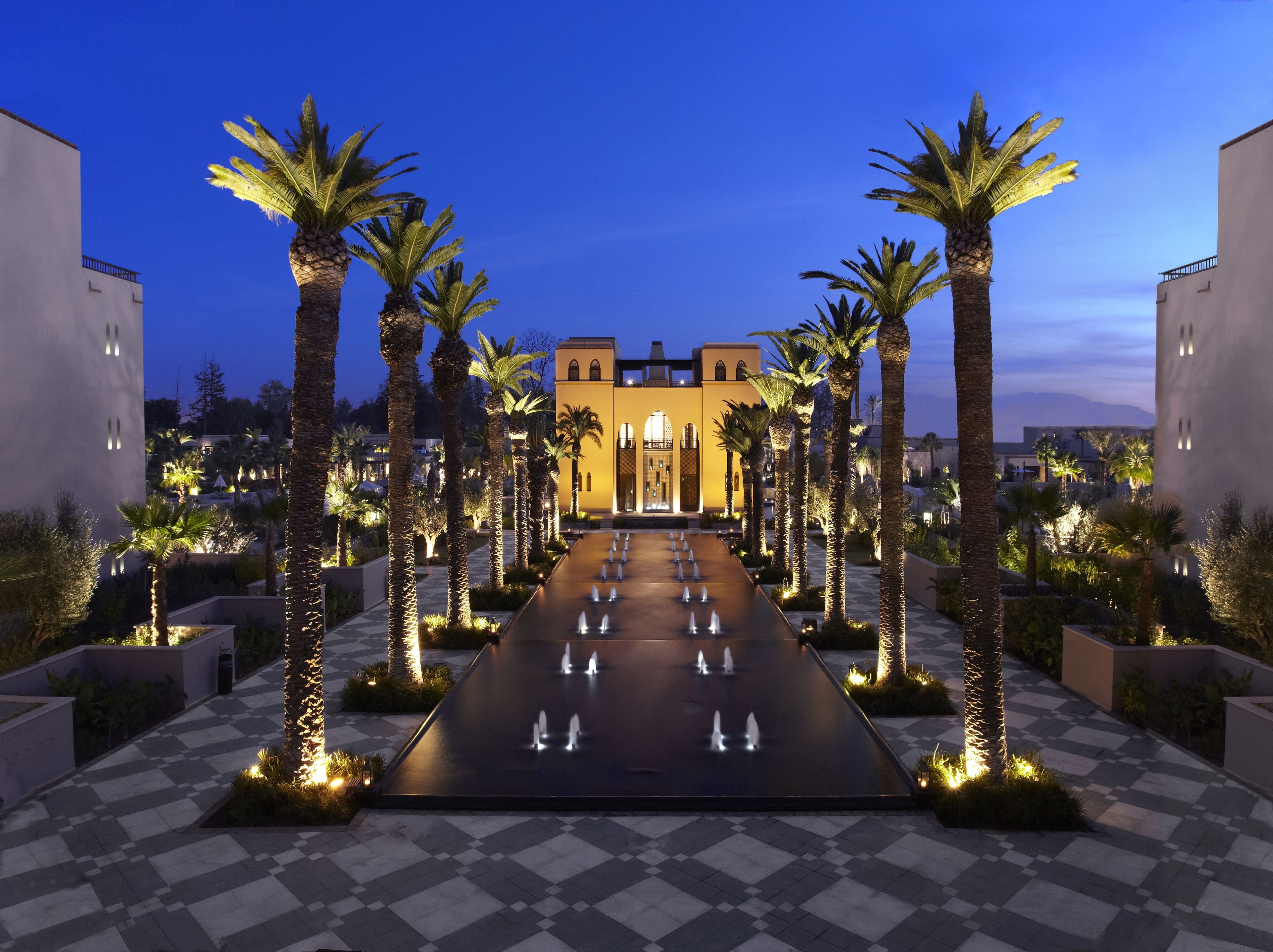 Four Seasons Resort Marrakech — luksusresort med pool og Atlas-udsigt